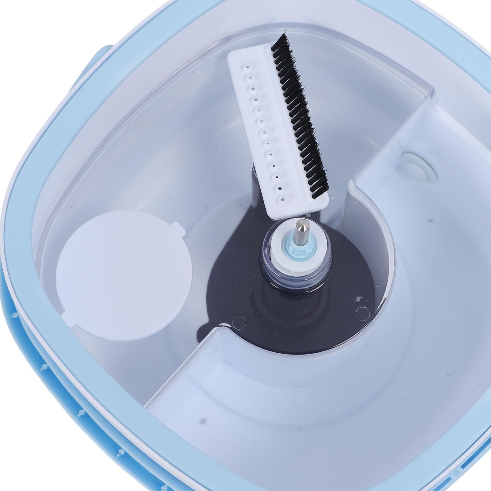 Sxhlseller Juego de Cubos para Fregona Giratoria con Separación Automática |Fregona Cuadrada Giratoria de 360° para Limpieza de Suelos de Baldosas de Madera