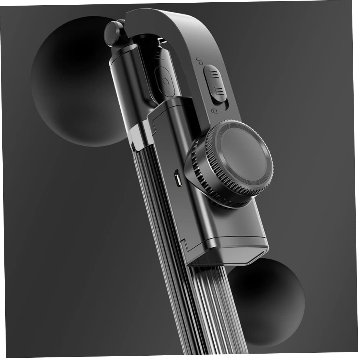 Gimble Estabilizador de Móvil y Trípode para Teléfono, Abs Negro, 450mah, Operación Simple, Adecuado para Live Streaming