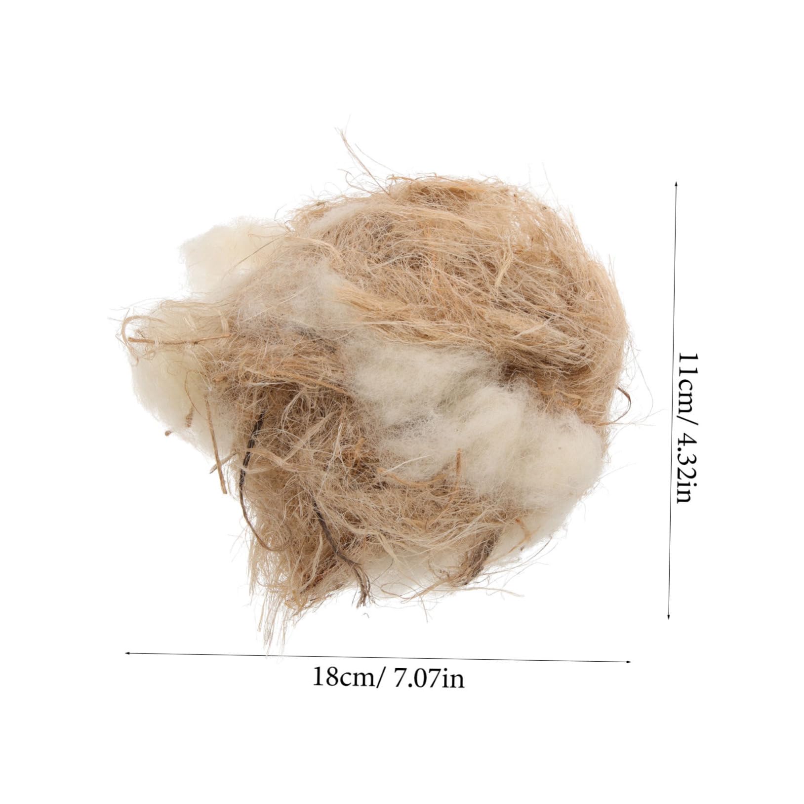 Abaodam 1Pack Natural Bird Nesting Material Pack of Versatile Bedding for Birds and Animals for Creating Cozy Hiding Places and Nests for Hummingbirds and Other