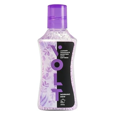 VOLT Home Laundry Fragrance Booster Scent Beads With 15% Extra Fragrance - 350 Grams (Morning Dew Fragrance) For Soft & 