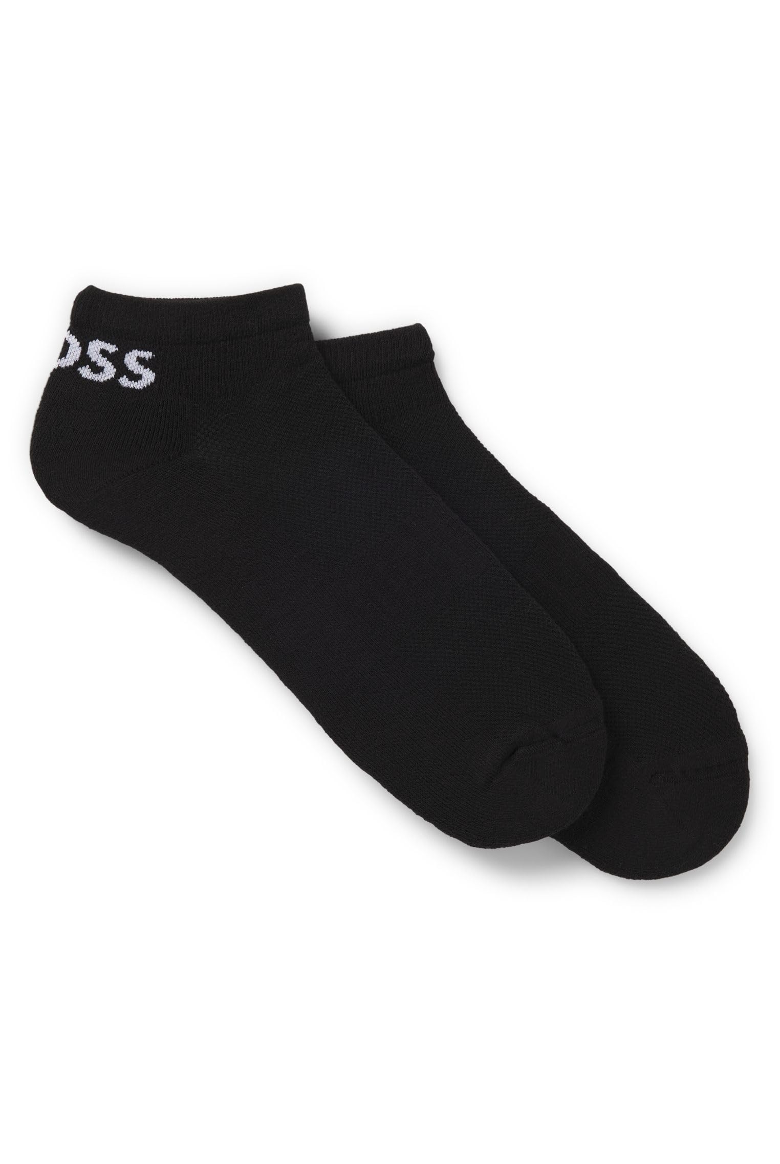 BOSS Herren 2P AS Uni Colors CC Zweier-Pack Sneakers-Socken aus Baumwoll-Mix