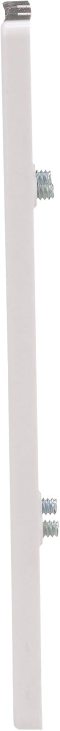 Eaton PJS2W Polycarbonate 2-Gang Screwless Toggle Switch Mid Size Wall Plate, White