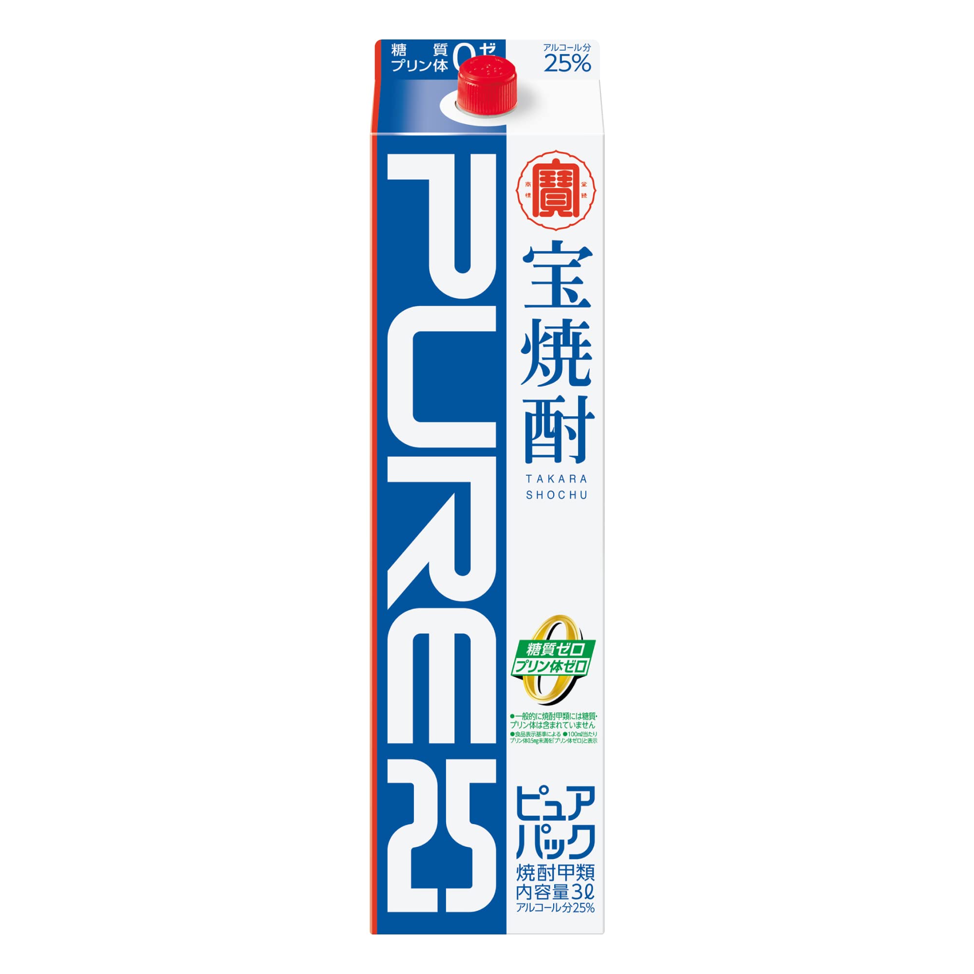 Takara タカラ 宝焼酎 ピュアパック 25度 紙パック [ 3000ml…