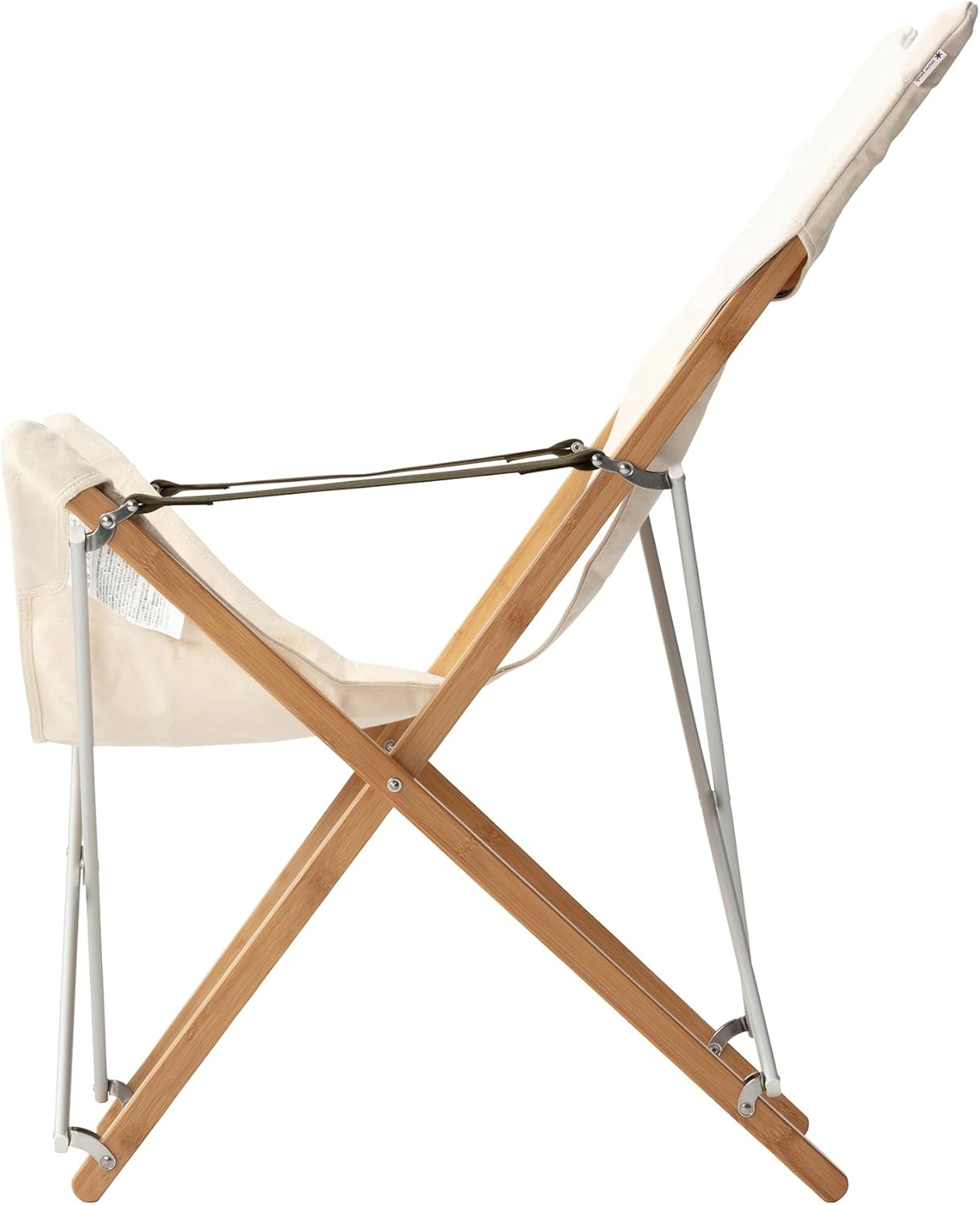 Snow Peak Take! Bamboo Chair Long, Sturdy Washable Canvas, Laminated Bamboo and Aluminum Framework, LV-086