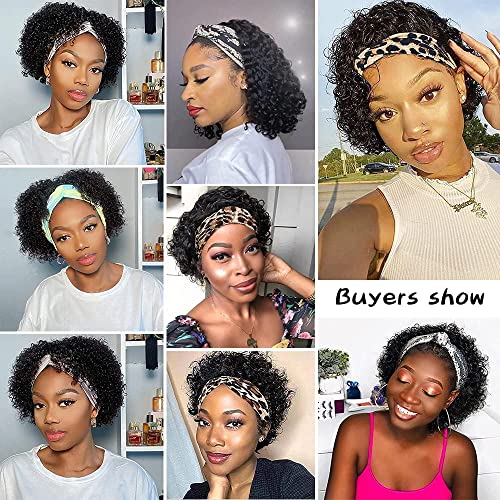 Jessie's Selection Straight Headband Wig Human Hair 1B/27 Ombre Straight Headband Wigs For Black Women Brazilian Virgin Hair Wigs Glueless Machine Made Wig 150% Density None Lace Front Wigs Straight Human Hair Headband Wigs 22Inch #TOP6