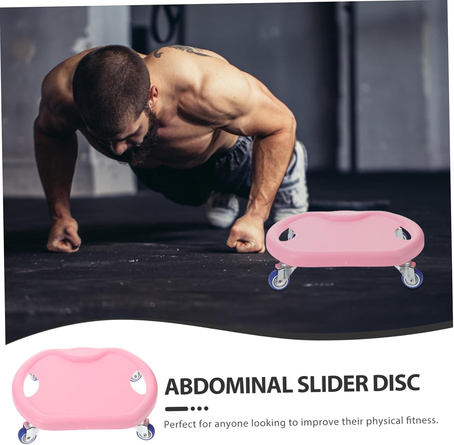 Sliding Disc for Abdominal Training with Roller Versatile Core Workout Equipment for Home Gym Office Travel Compatible with Resistance Bands Comfortable Grip for All Fitness Levels