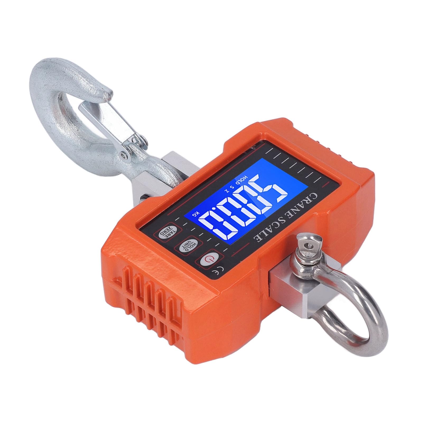 Báscula Colgante Digital, Herramienta de Pesaje Precisa para Almacén, Rango de 1000 KG, Aleación de Aluminio, Acero Inoxidable