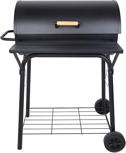 Miniatura 1 de Parrilla de carbón, portátil, para cocinar al aire libre, ideal para campamento, senderismo, picnics, tailgating, mochileros, fiestas tamaño de 31.1