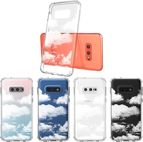 Miniatura 3 de MOSNOVO Funda diseñada para Galaxy S10e, protección contra caídas de grado militar de 6.6 pies Funda transparente a prueba de golpes para Samsung
