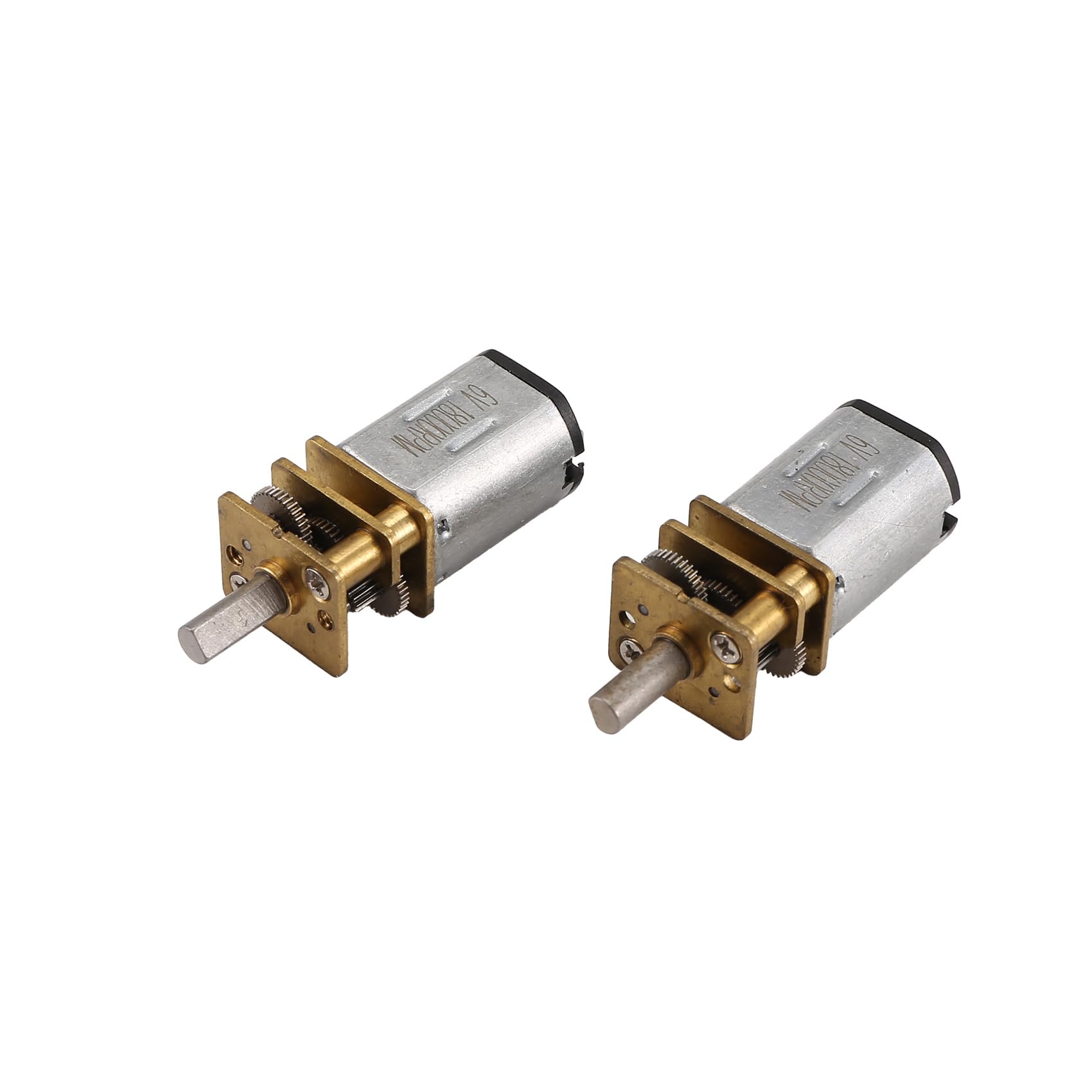 muqeu DC6V 30RPM N20 Micro-Speed Gear Motor Reduction Gear Motors with Metal Wheel