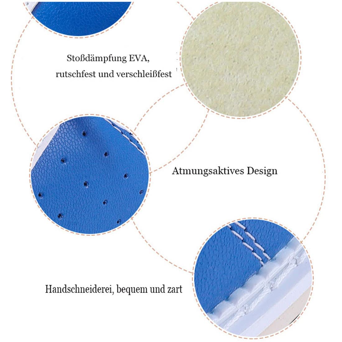 VEACAM Women's Bowling Shoes Casual Bowl Sneakers Fashion Youth Bowl Athletic Fitness Shoes,Blue,5