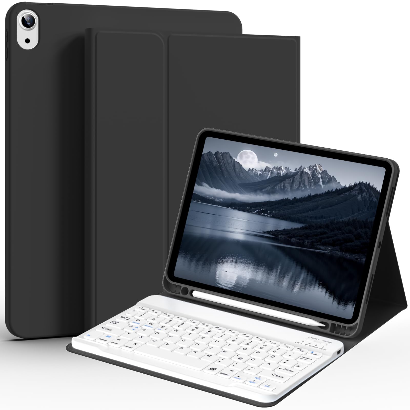 IAMKHO Tastatur Hülle für iPad 9./8./7. Generation 10.2 Zoll