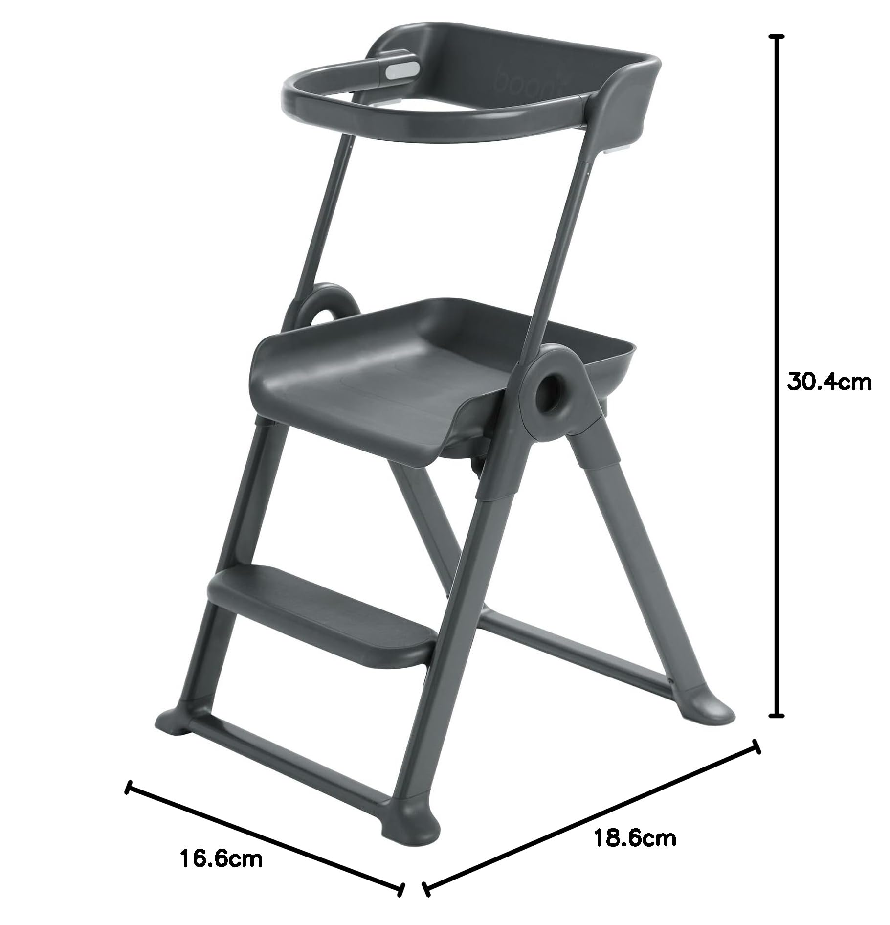 Boon PIVOT Toddler Tower - Folding Step Stool for Kids - 21.75 L x 22.75 W x 34.75 H - Montessori Toddler Kitchen Stool Helper - Ages 18 Months to 4 Years