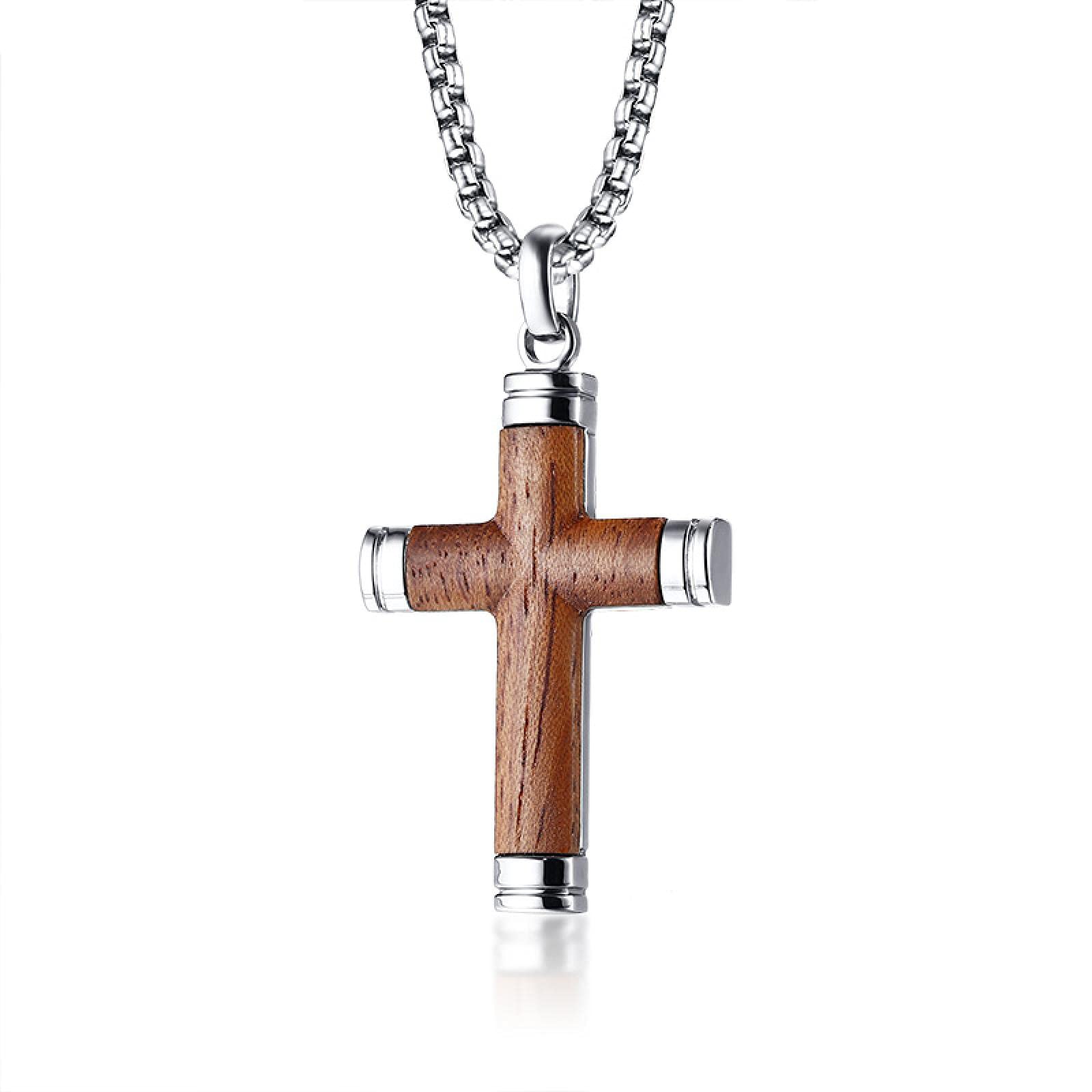 Halskette Herren Anhänger Chain Ketten Dame Geschenk Kreuz Anhänger Halskette Männer Schmuck Custom Geschenk