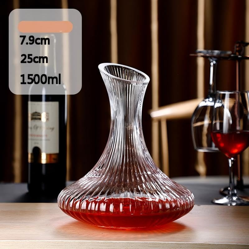 Carafe à décanter en verre rouge soufflé de haute qualité - 3