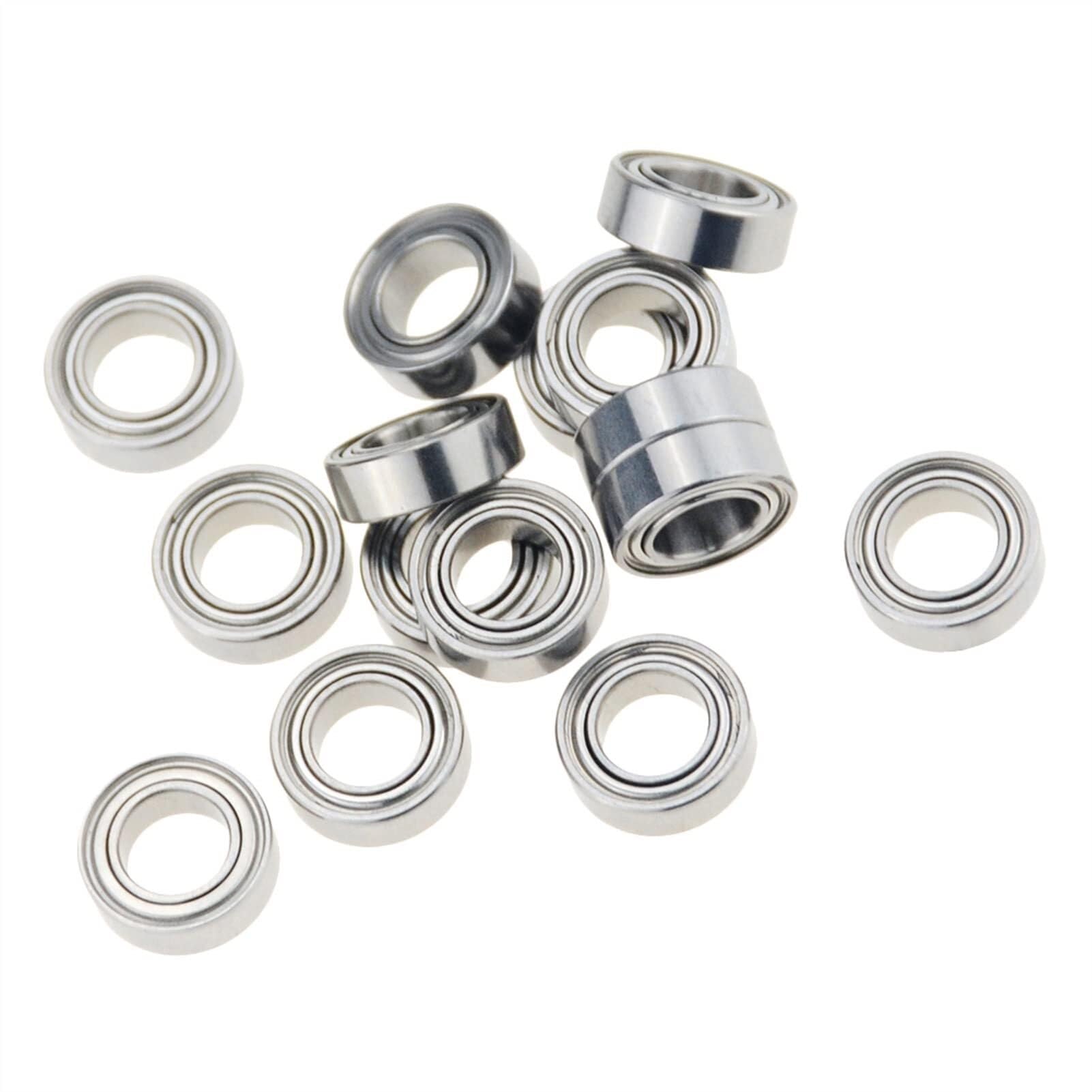 Bearing, Rear Wheel Bearing 10pcs/lot MR148ZZ 8X14X4mm Miniature deep Groove Single Row Ball Bearings MR148 L-1480ZZ 8 * 14 4mm MR52ZZ MR128ZZ Seals Wear Resistance(MR148ZZ 8X14X4mm)