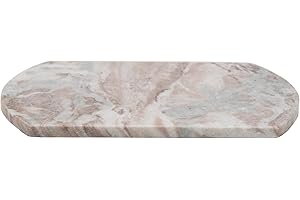 Creative Co-Op Long Marble Cutting Board, Buff