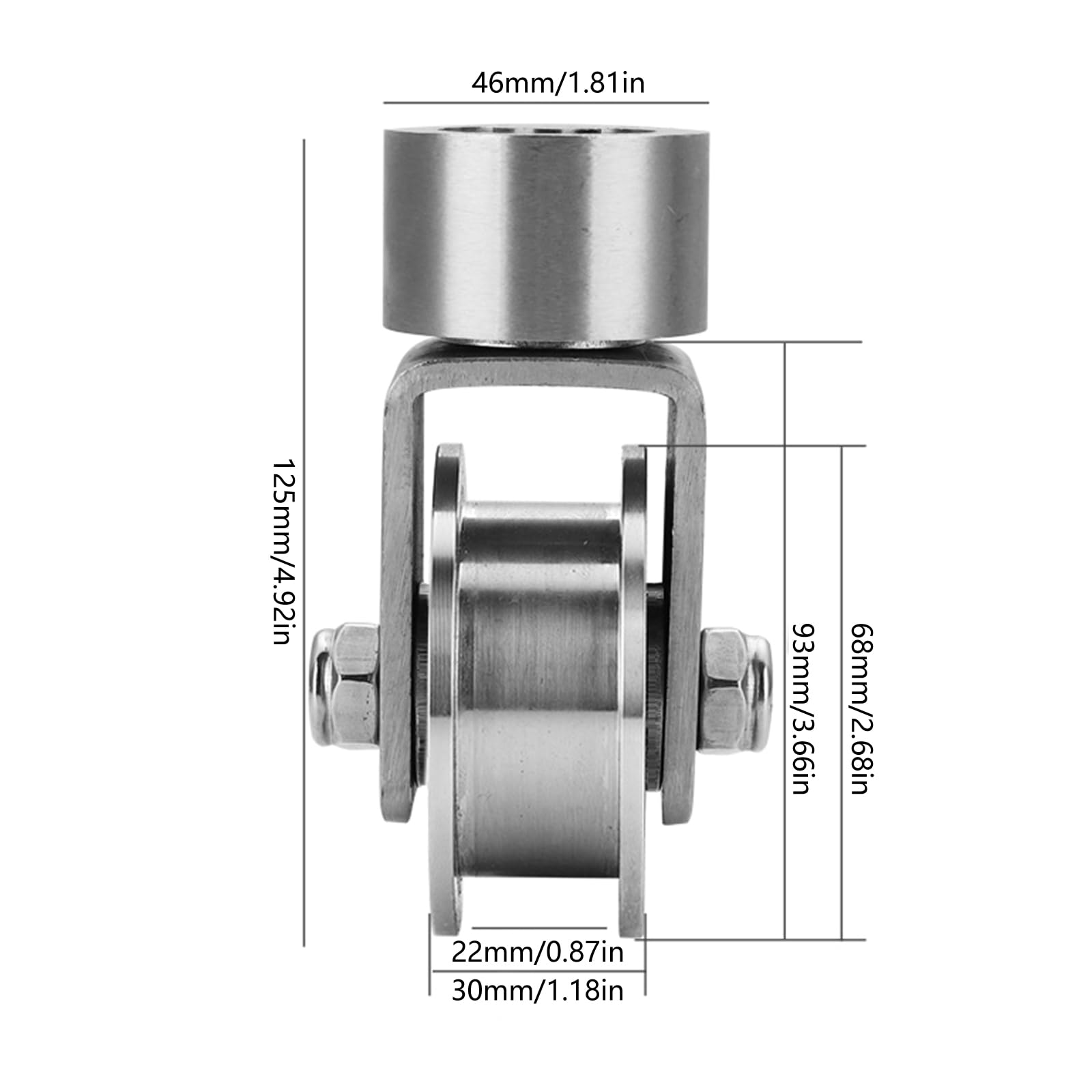 de polea estable para interior y, 68wheel H shaped, K