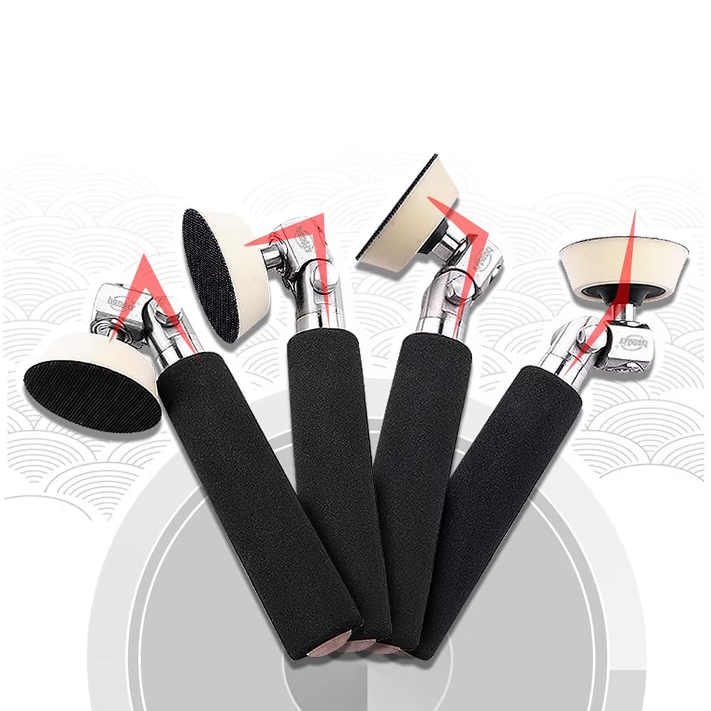 Lijadora de Madera Universal de Mano, Accesorios de Torno para Carpintería de ángulo Ajustable, Herramienta de Pulido Manual