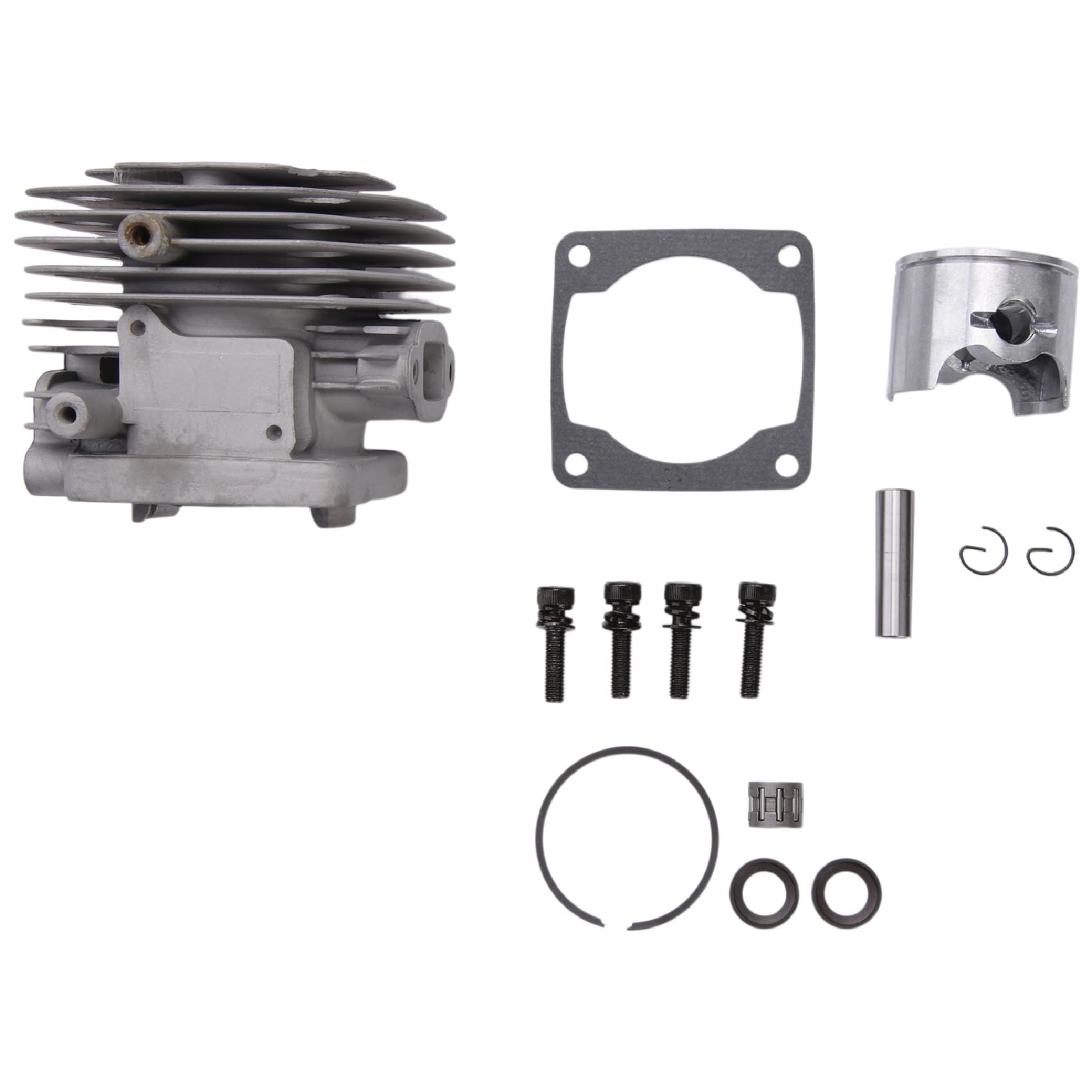 Kit de Cylindre de Moteur 4 Boulons 32Cc pour Moteur Rovan pour PièCes de Voiture 1/5 Km RV Baja 5B 5T 5Sc Rc