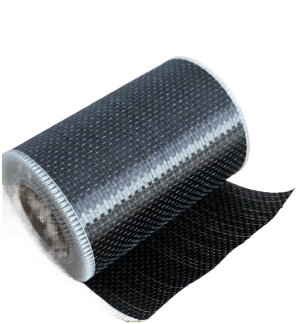12k 200g UD Carbon Fiber Fabric Unidirectional Cloth For Building And Bridge Construction And Repair (Size : 20cmX100cm)