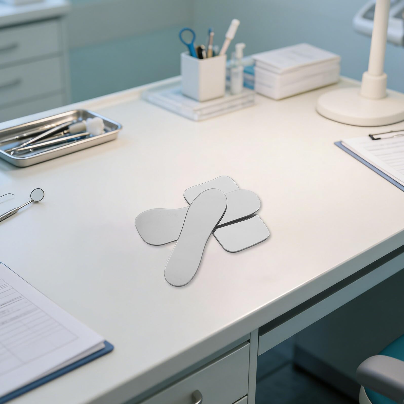 PRETYZOOM 3 Pezzi Specchietto Chiara in Vetro per Dentisti Riutilizzabile e Pulizia Professionale per Esame dei