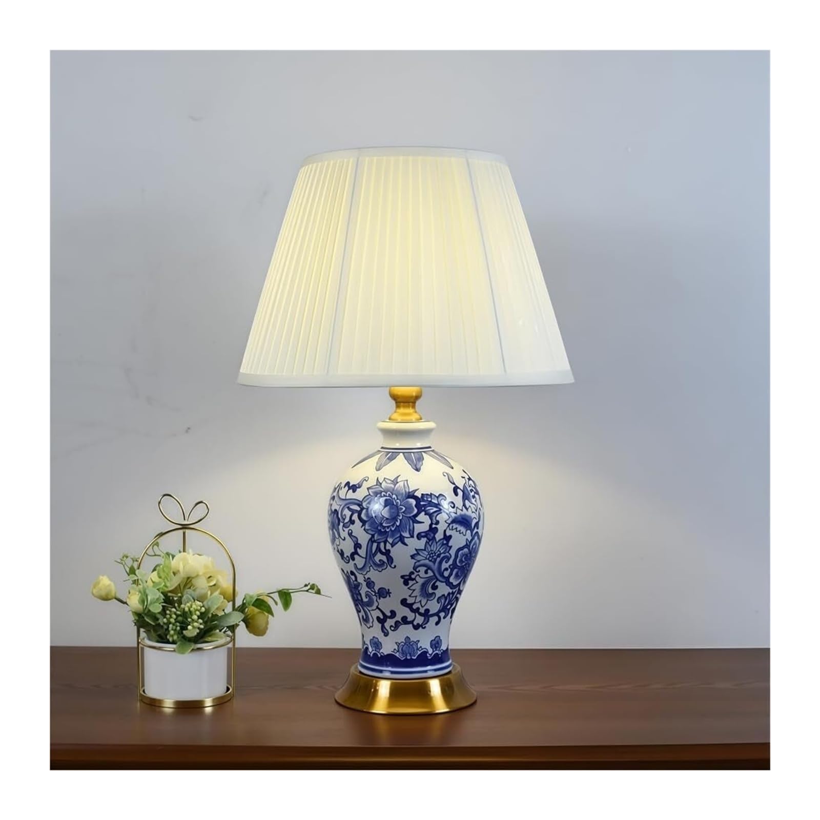 Khukhu Style 4 American Minimalist Modern Ceramic Table Lamp With Creative Desk Light