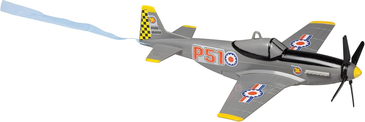 Daron Sky Fighter Flying Toy on a String , Grey