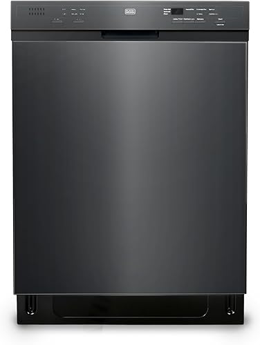 Miniatura 4 de BLACK+DECKER Lavavajillas integrado de 24 pulgadas, capacidad de ajuste de 12 lugares con bañera de acero inoxidable, lavadora con 6 programas de