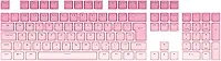 Kit de Keycaps Redragon Degradê Rosa e Branco ABNT2 ABS