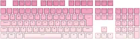 Kit de Keycaps Redragon Degradê Rosa e Branco ABNT2 ABS