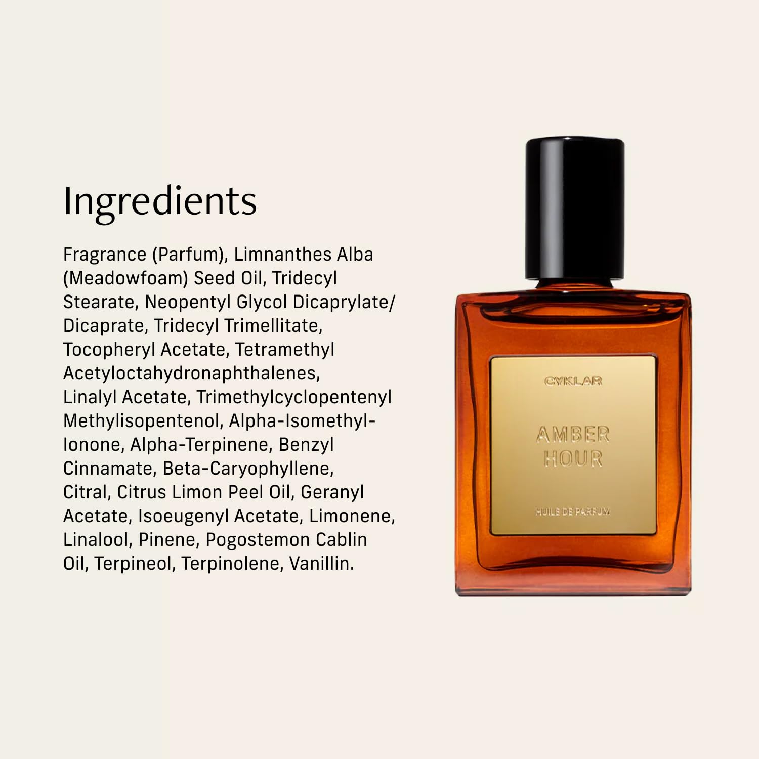 CYKLAR Perfume Oil for Skin, Roll-On Fragrance Oil, 15ml