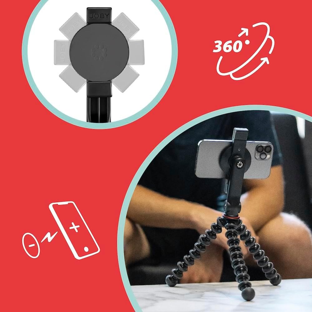 MagSafe attachment and 360 degree rotation