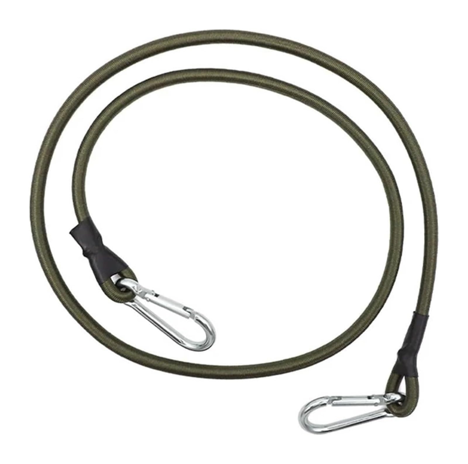 Outdoor Tie Down Rope, Elastic Bungee Cords With Hooks For Outdoor Camping Luggage Securing Green(Green 120cm)