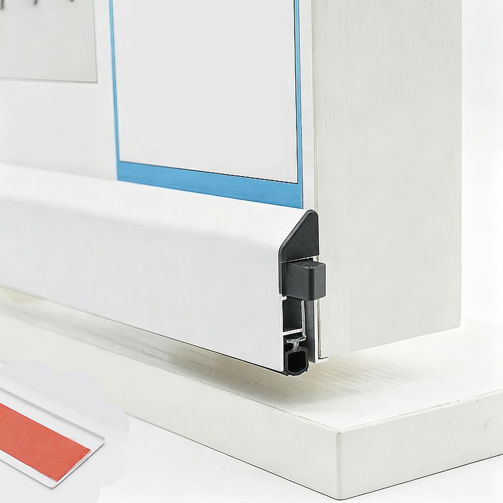 Burlete automático para puertas: mantén tu salón silencioso y climatizado, 150cm
