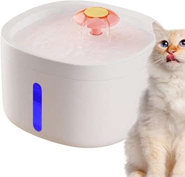 Automatic Pet Drinker, USB Pet Drinker | 2.6L USB Plug-in Water Dispenser Fountain Inner Pet Drinking Bowl Prevents Drying Out