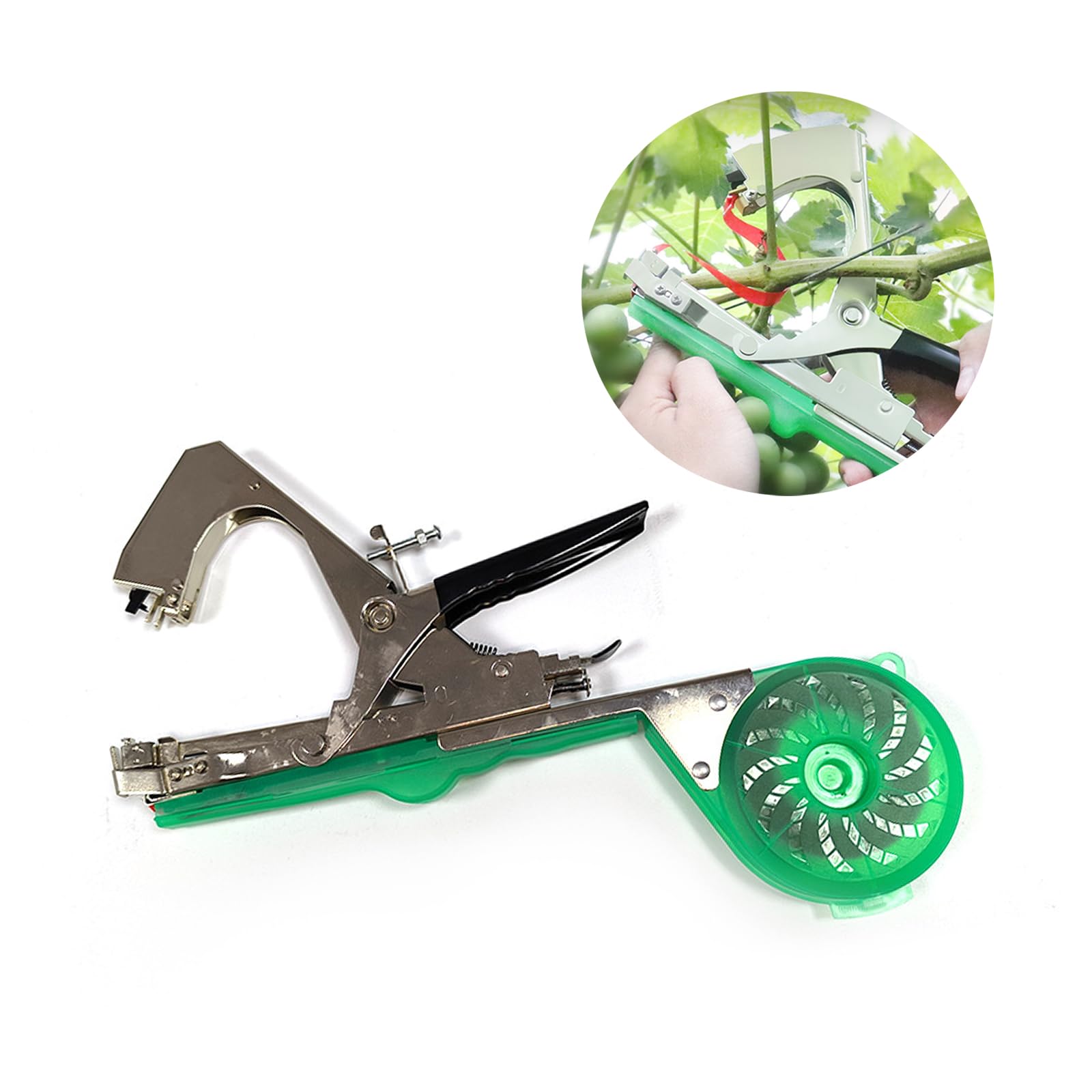 FHRKA Binding Pliers for Plants, Garden Tape Tool for Tomato Vineyard Binding Machine, for Tomatoes/grapes/vegetable/cucumber/flower/pepper green