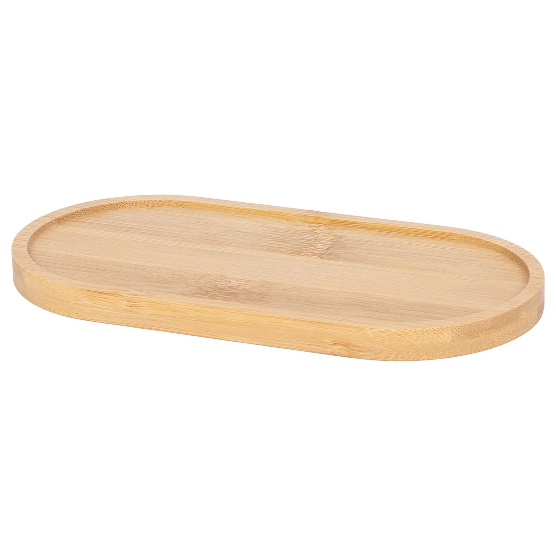 Harbour Housewares 17.5Cm Bamboo Soap Dispenser Tray