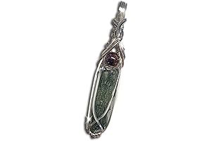 Genuine Moldavite Crystal Necklace: A Unique Tektite from the Czech Republic
