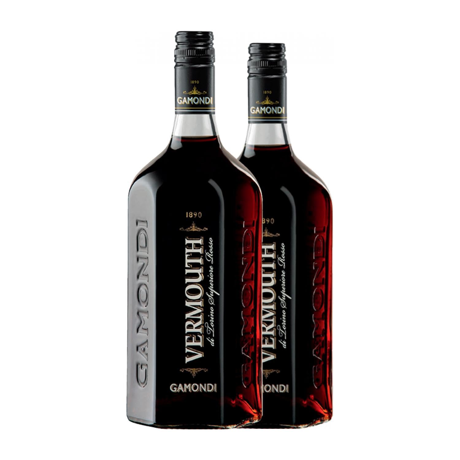 Vermut Gamondi Torino Superiore Rosso Piedmont 1 L (Caja de 2 Botellas de 1 L)