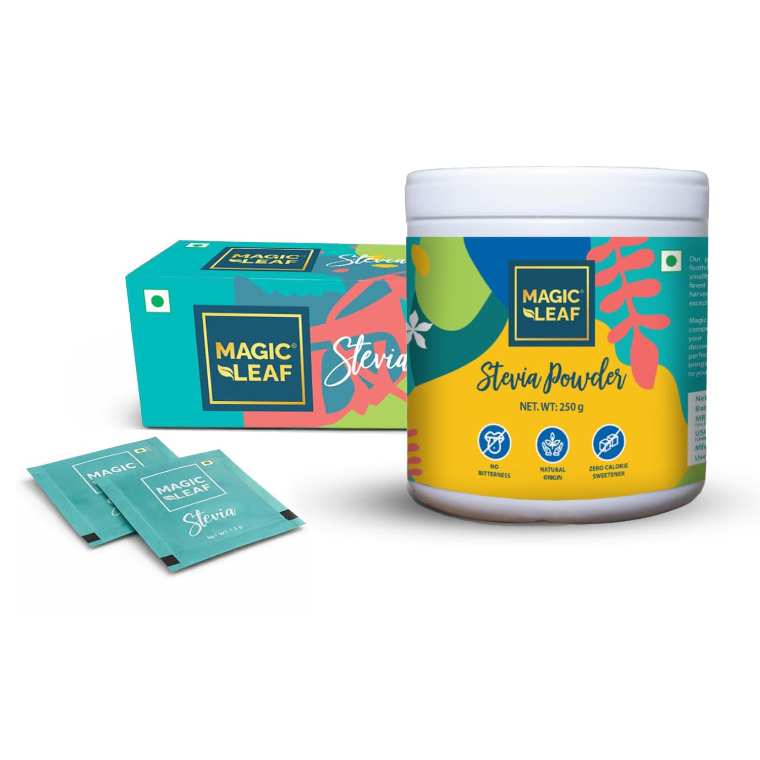 Magic Leaf Stevia Leaf Extract Sugar-Free Sweetener Powder & 99.9% REB-A