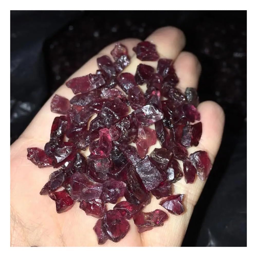 Cristales de granate natural para decoración de jardín zen y macetas