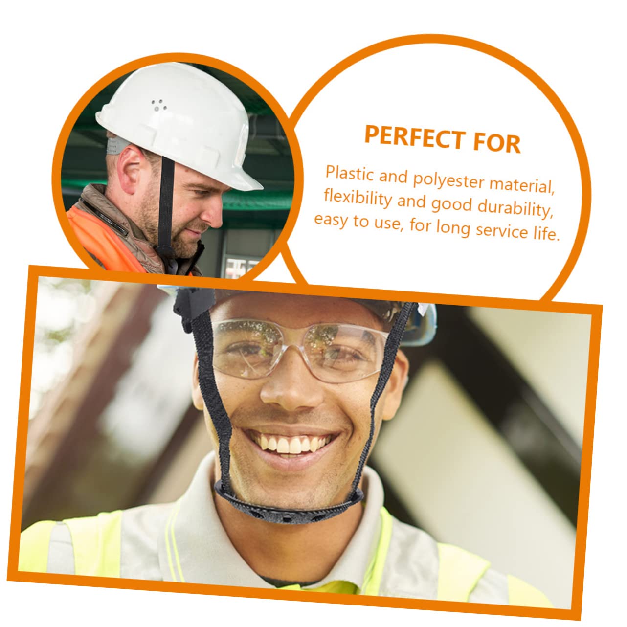 UKCOCO Correa De Barbilla Ajustable para Protección Confiable para Construcción