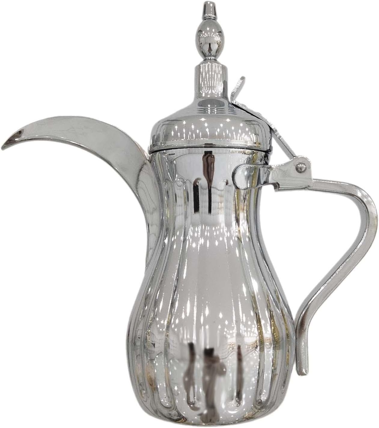 Arabic Coffee Pot, Stainless Steel Teapot, 500ml, Silver