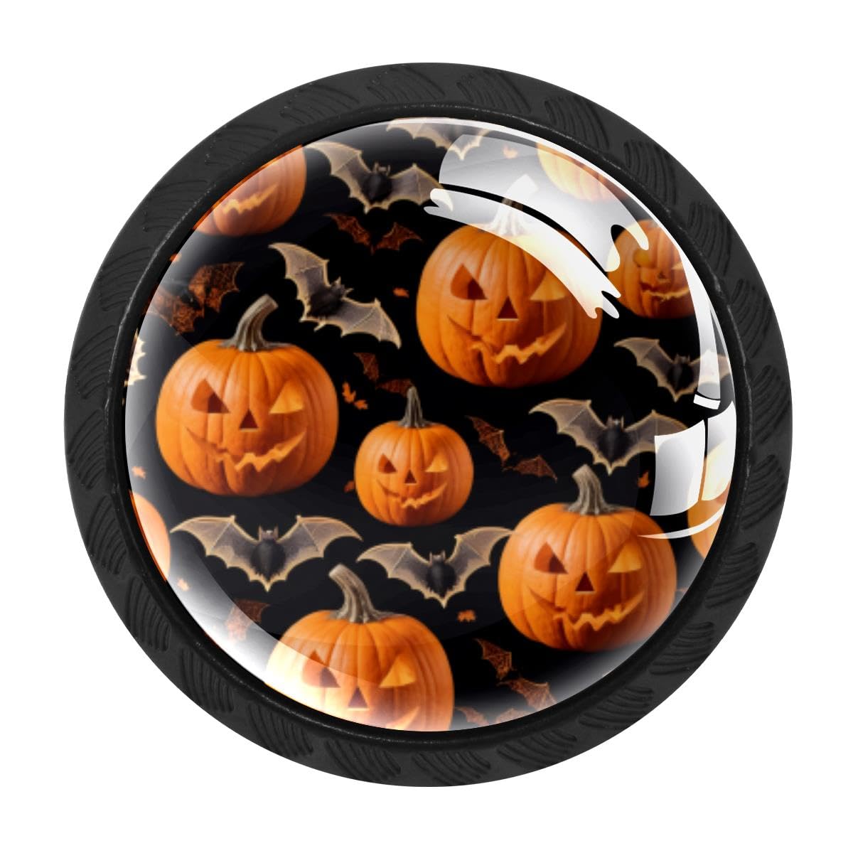 Heoeh Multi 15 4 Pcs Kitchen Cabinet Knobs, Pumpkins Bat Drawer Knobs Dresser Handles