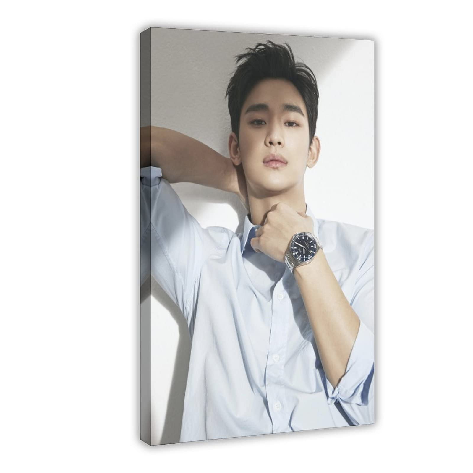 Kim Soo Hyun Poster 2 Canvas Poster Bedroom Decor Sports Landscape Office Room Decor Gift Frame-style 24x36inch(60x90cm)