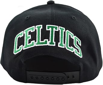 Mitchell & Ness NBA Snapback Cap Classic Red Curved Eazy Boston Celtics Black, black, One Size