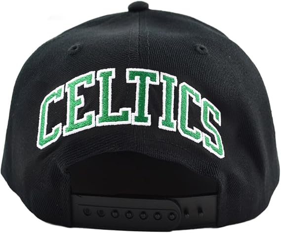 Mitchell & Ness NBA Snapback Cap Classic Red Curved Eazy Boston Celtics Black, black, One Size