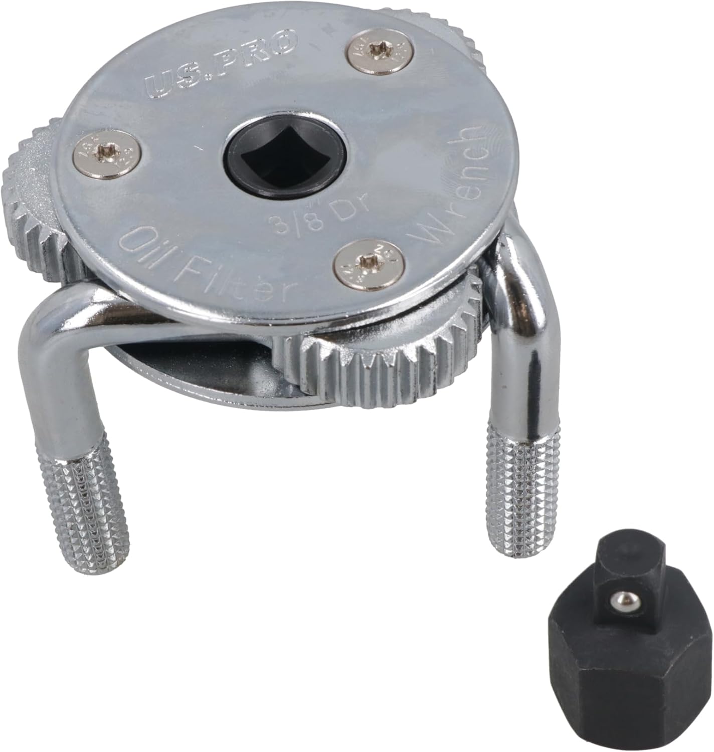 Adjustable Oil Filter Wrench Remover Tool 3 Legged 3/8" 1/2" Drive 65-120mm