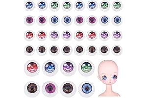10mm Hollow Acrylic Craft Eyes for Halloween Party Jewelry